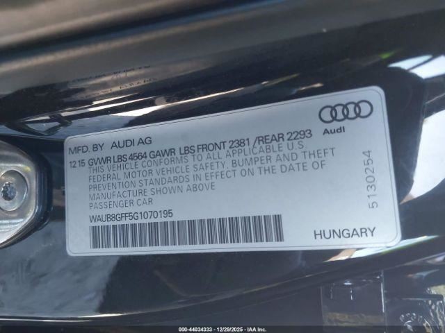 Fuse Box Engine Compartment Fits 15-20 AUDI A3 4976974