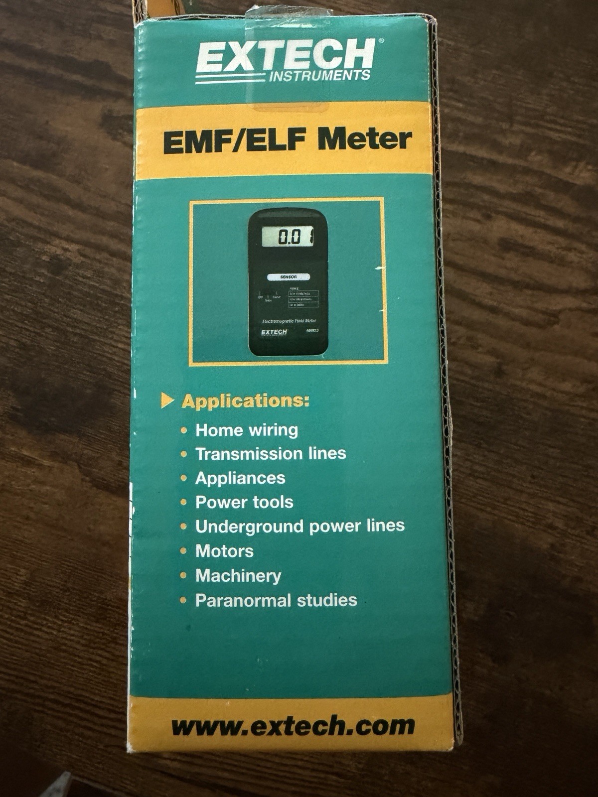 Extech 480823 Extremely Low Frequency Electromagnetic Field Meter EMF Elf