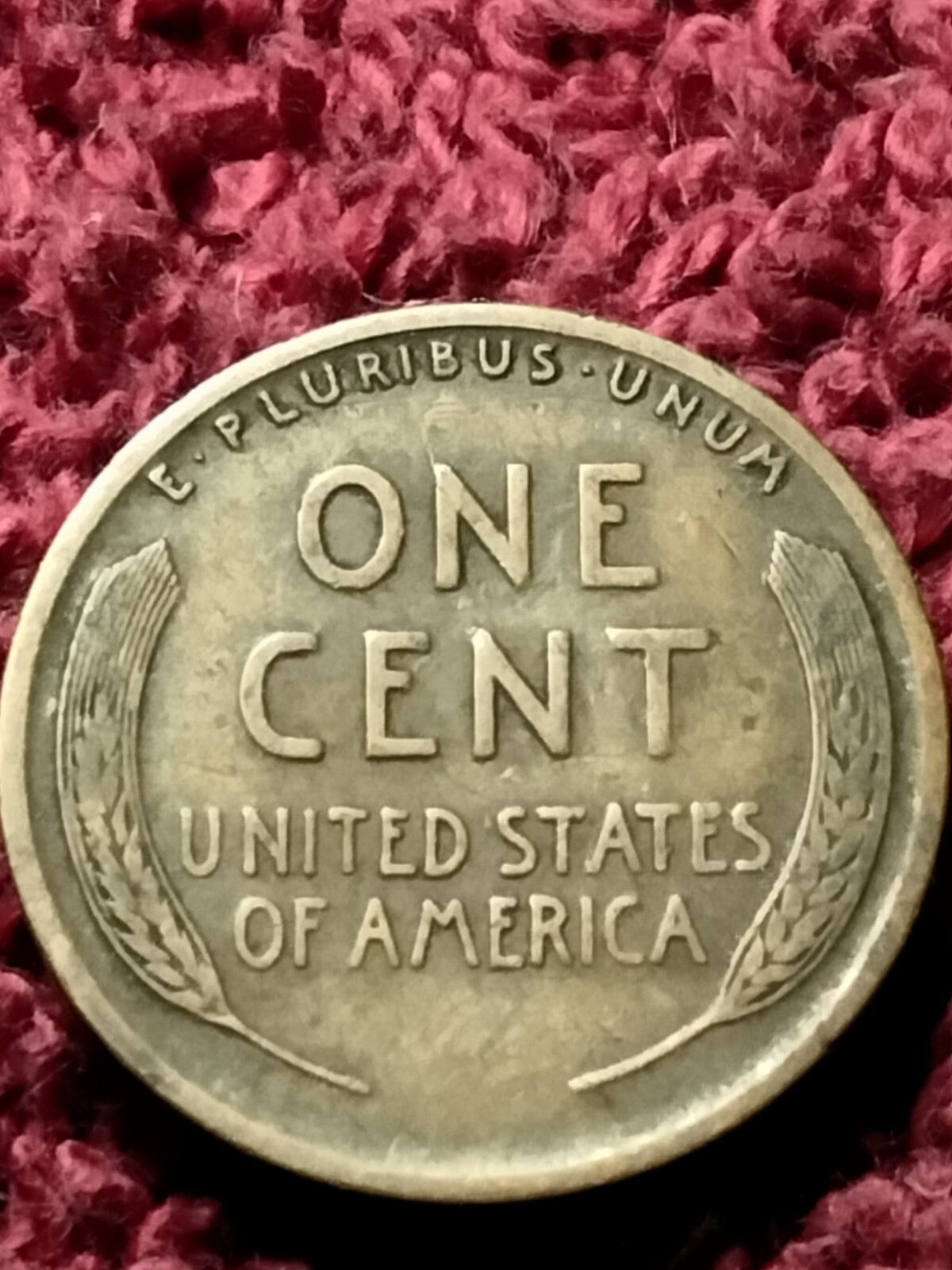 1915 D Lincoln Wheat Cent Lamination Error