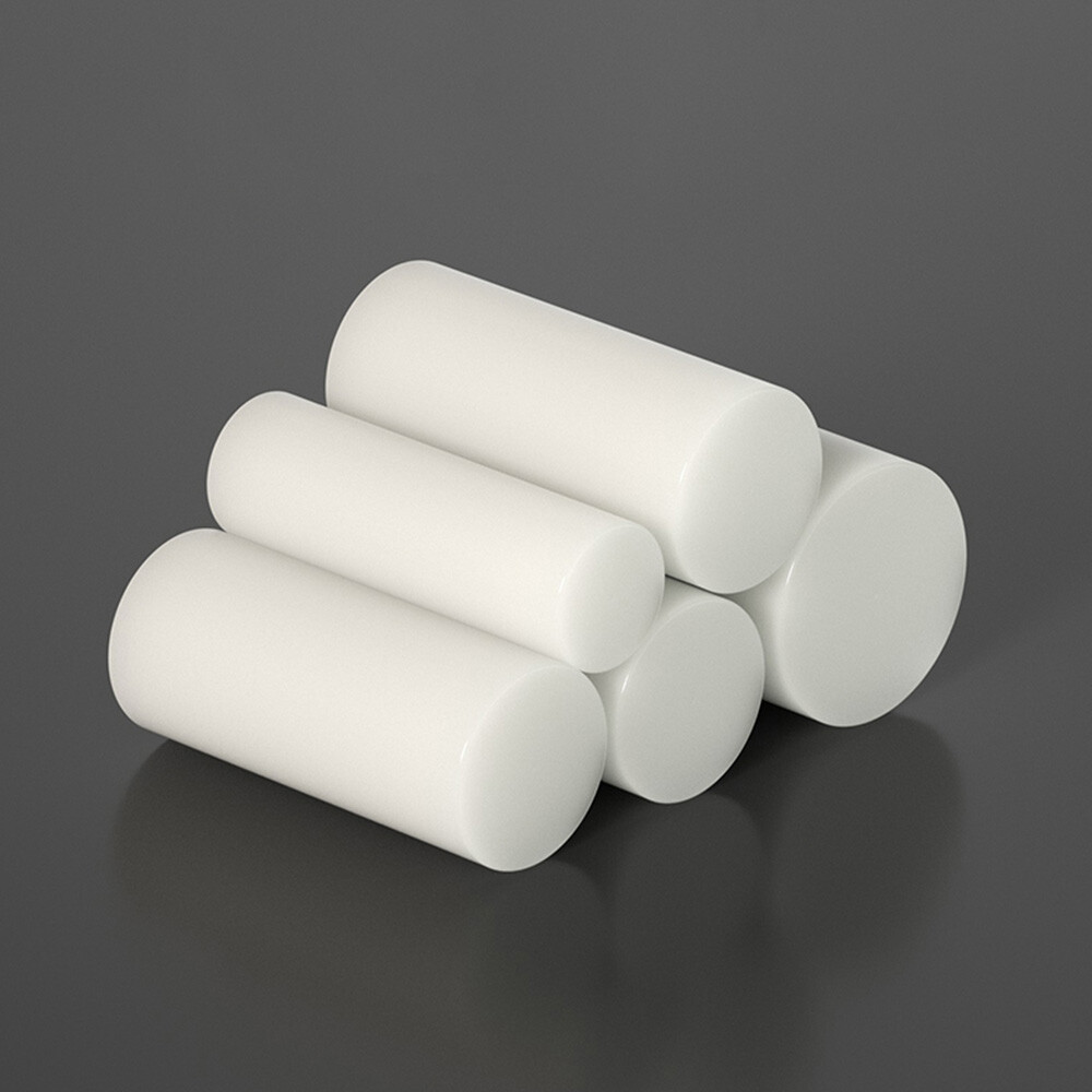 18mm-60mm Diameter White Nylon Solid Column Pin Coupling Plastic Rod Round Bar