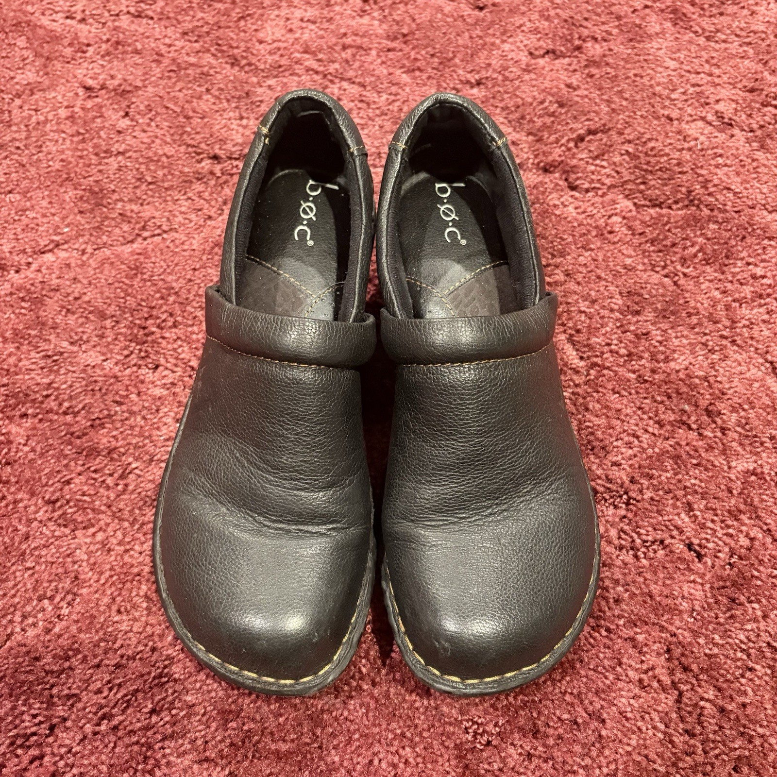 BOC Born Concept Women’s Peggy Clog Shoes Size 9M Leather