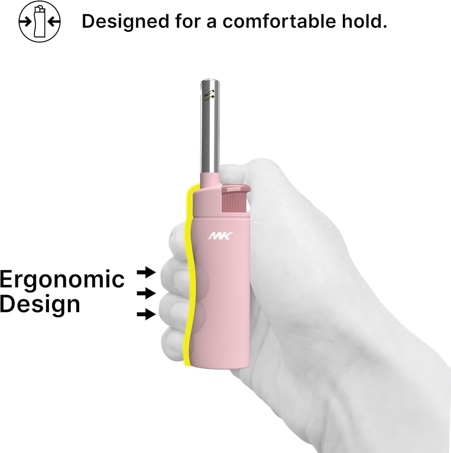 5-PACK MK Lighter Range Series, Pastel Set, Windproof (00897)