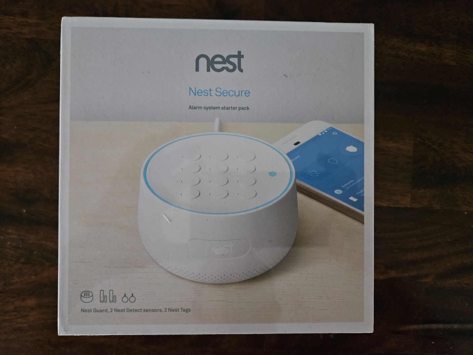 ⚡Nest H1500ES Secure​ ​Alarm​ ​System​ ​Starter​ ​Pack, White BRAND NEW SEALED⚡