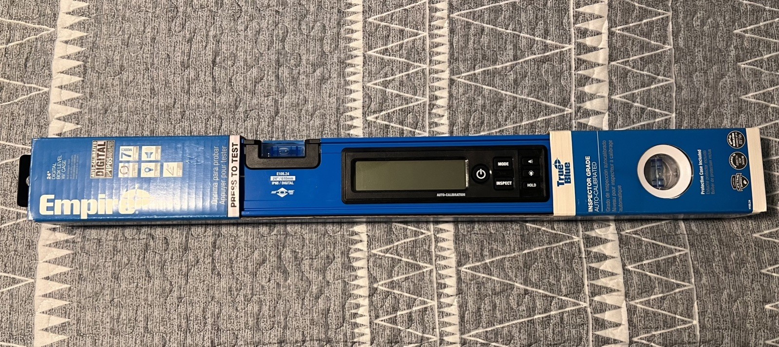Empire Level e105.24 24" True Blue Digital Box Level with Case