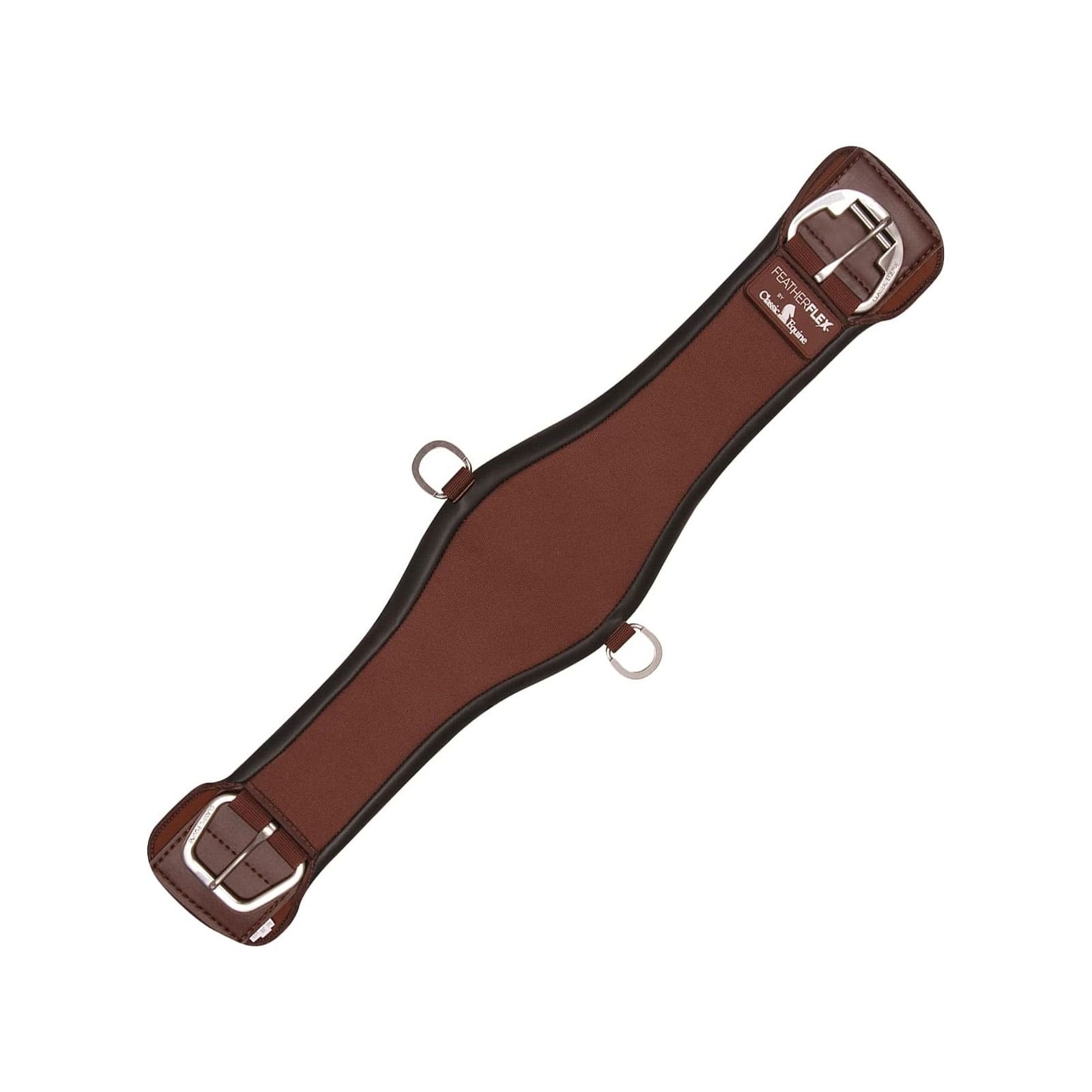 CLASSIC EQUINE Featherflex 26in Brown Roper Cinch (FFRCBR26)