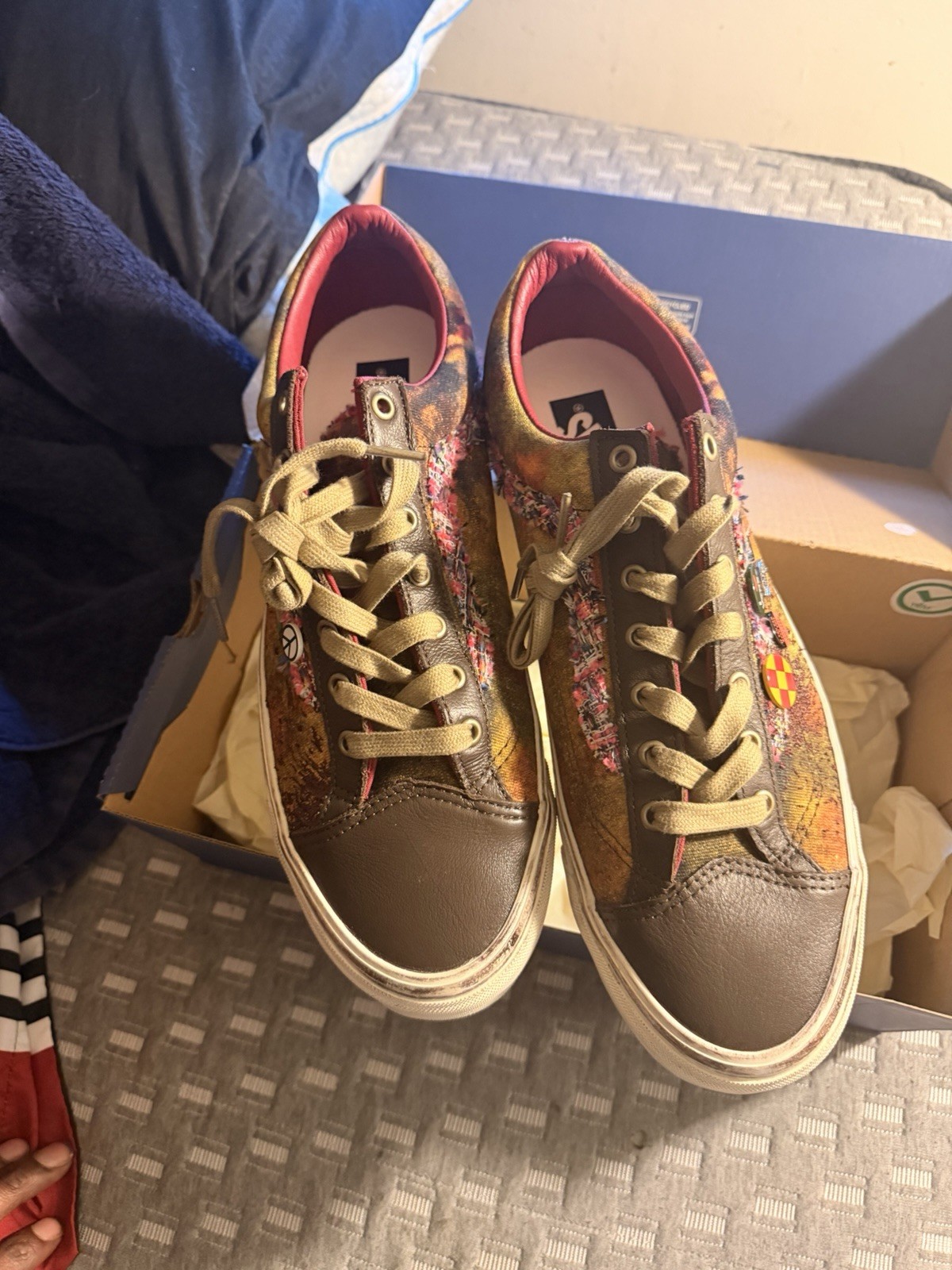 Vans LX Old Skool 36 Skateboarding Shoes Warm Brown US Size 13