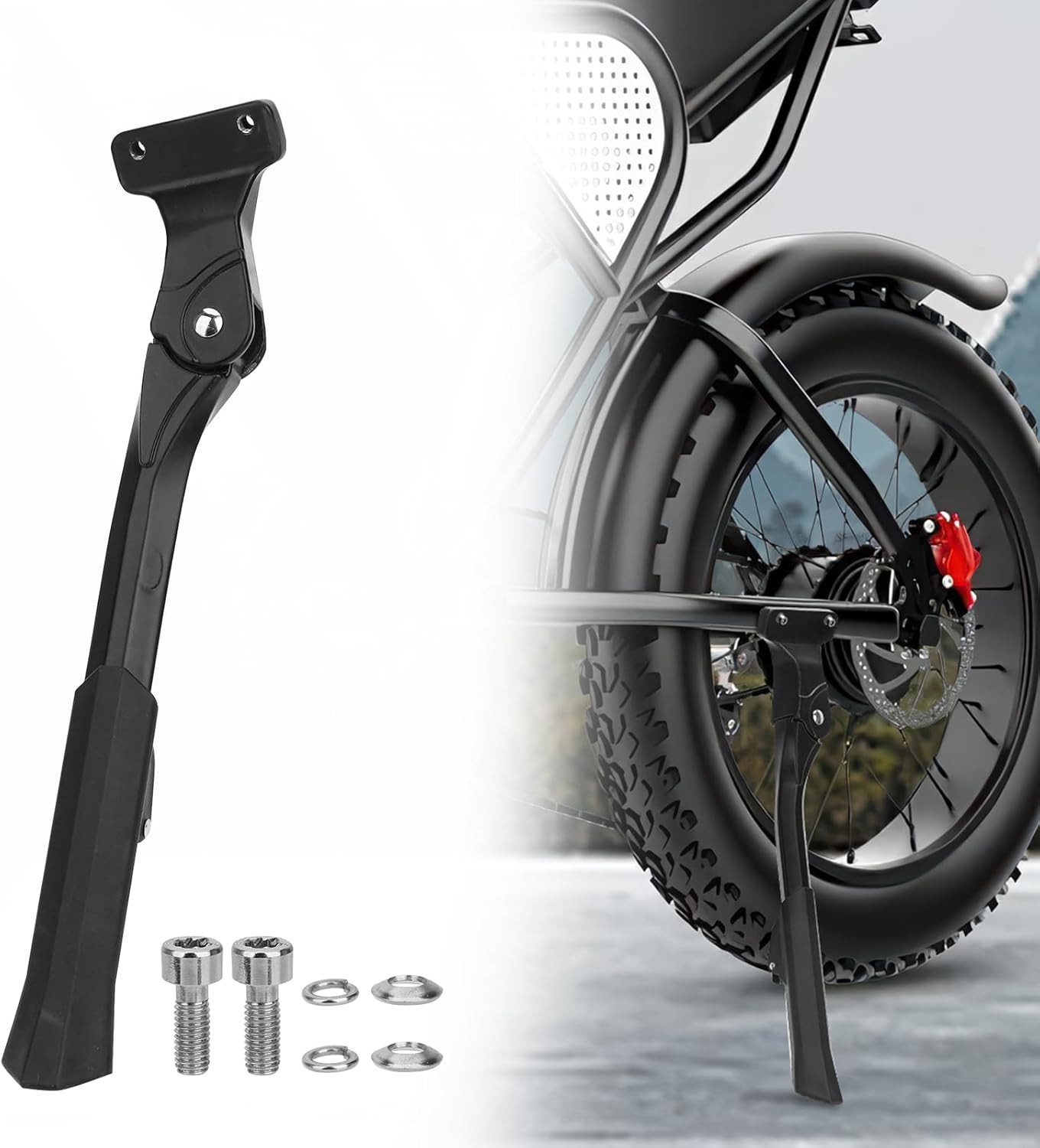 Upgraded Kickstand For Ridstar Q20/Adult Bike/Motorcycle, Adjustable Kick
