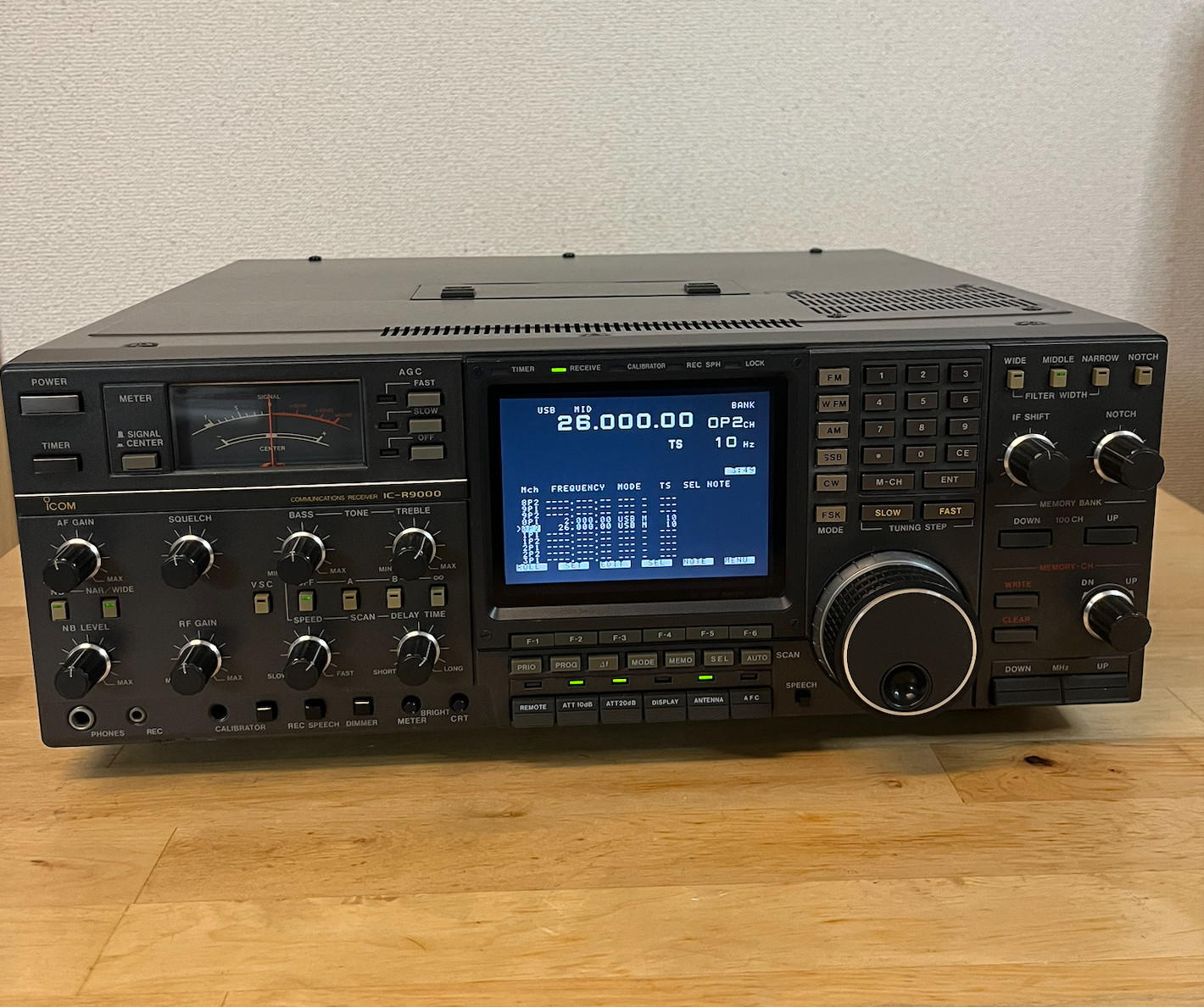 ICOM IC-R9000 Wideband Communications Receiver – Collector Grade, Fully Operatio