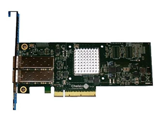 T520-SO-CR 2-Port Low Profile 1/10GbE Server Offload Adapter with PCI-E x8 Gen