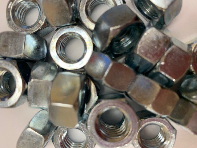 7/16-14  HEX NUT GRADE 5 ZINC - 25 PER PACK
