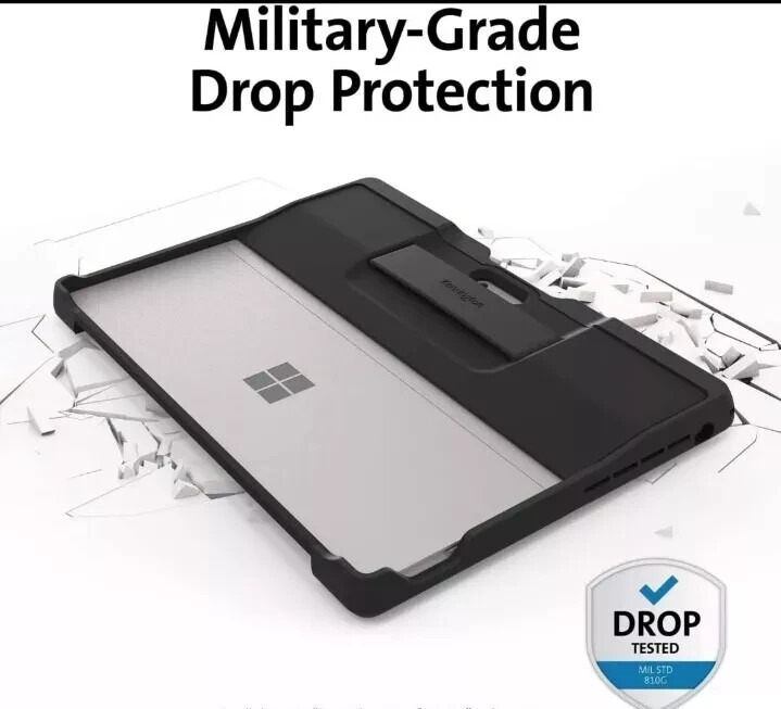 Microsoft Surface Go & Go 2 , Kensington Case, Cover w/Stylus Holder & Hand Grip