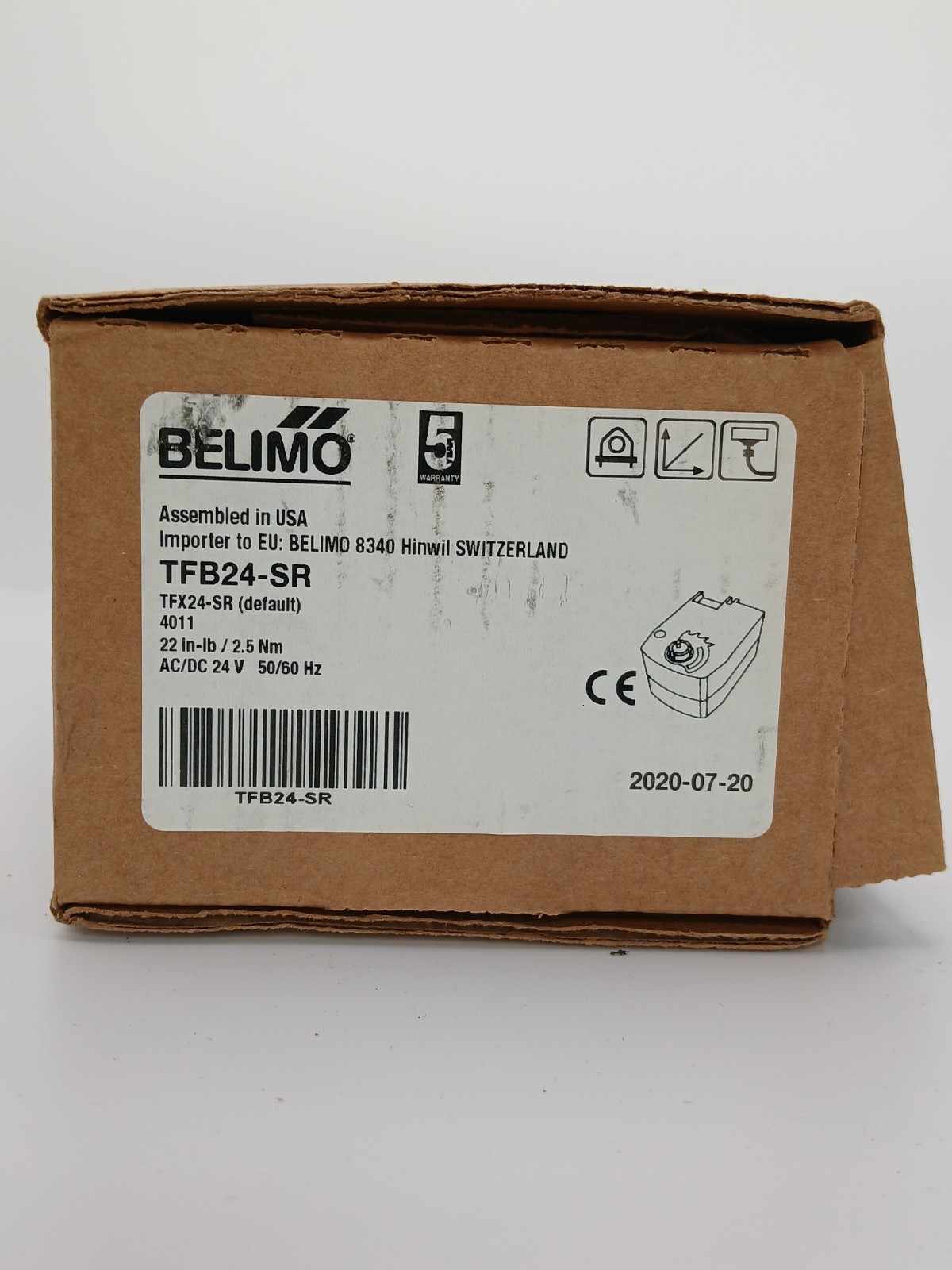 Belimo TFB24-SR damper actuator BRAND NEW
