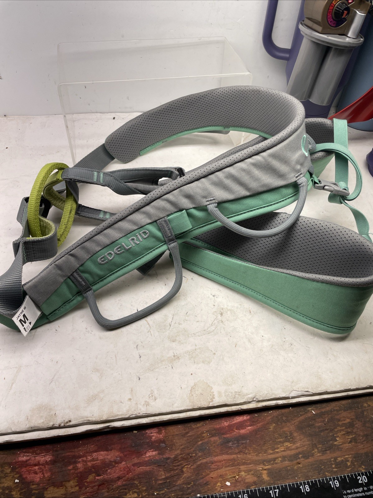 edelrid harness Medium Jayne 3 green and grey