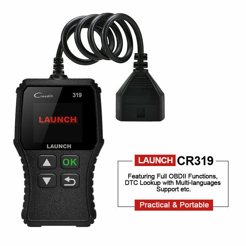 Launch CR319 OBD2 EOBD Scanner Car Code Reader Auto Check Engine Diagnostic Tool