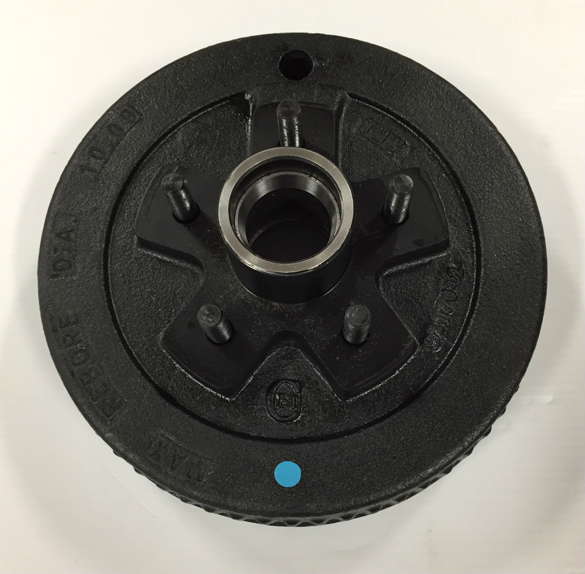 10" X 2-1/4" Trailer Brake Hub Drum for 3500 Lb Axle - 5 on 4.5" Bolt Pattern