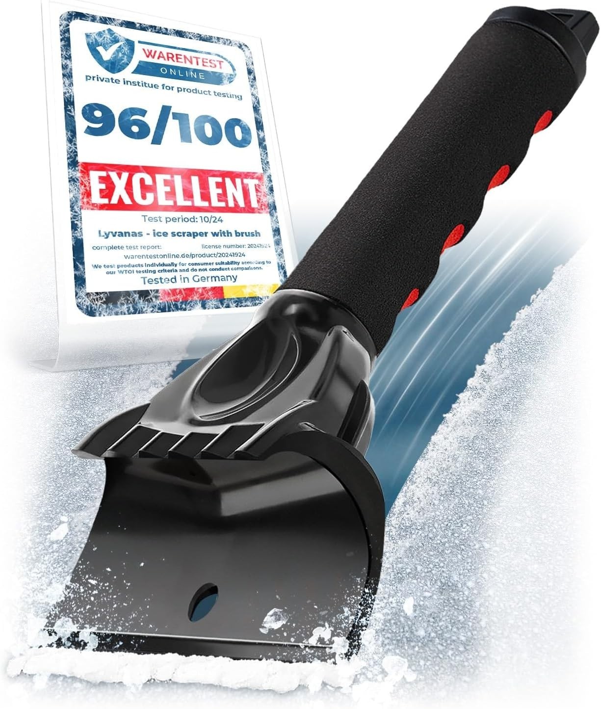 Heavy Duty Car Ice Scraper Snow Remover Windshield Ergonomic Handle