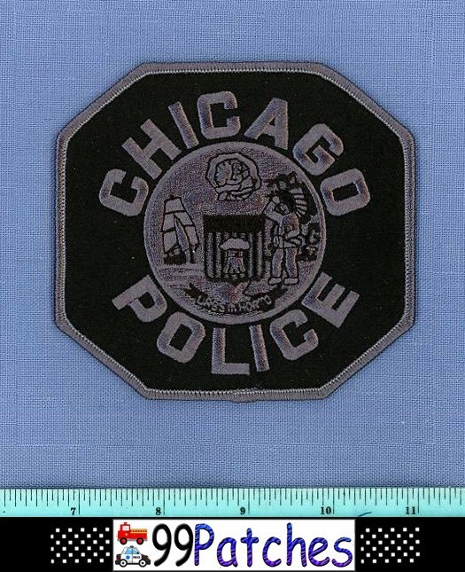 CHICAGO * SWAT (Subdued) ILLINOIS Police Patch INDIAN OLD SAILING SHIP 9G