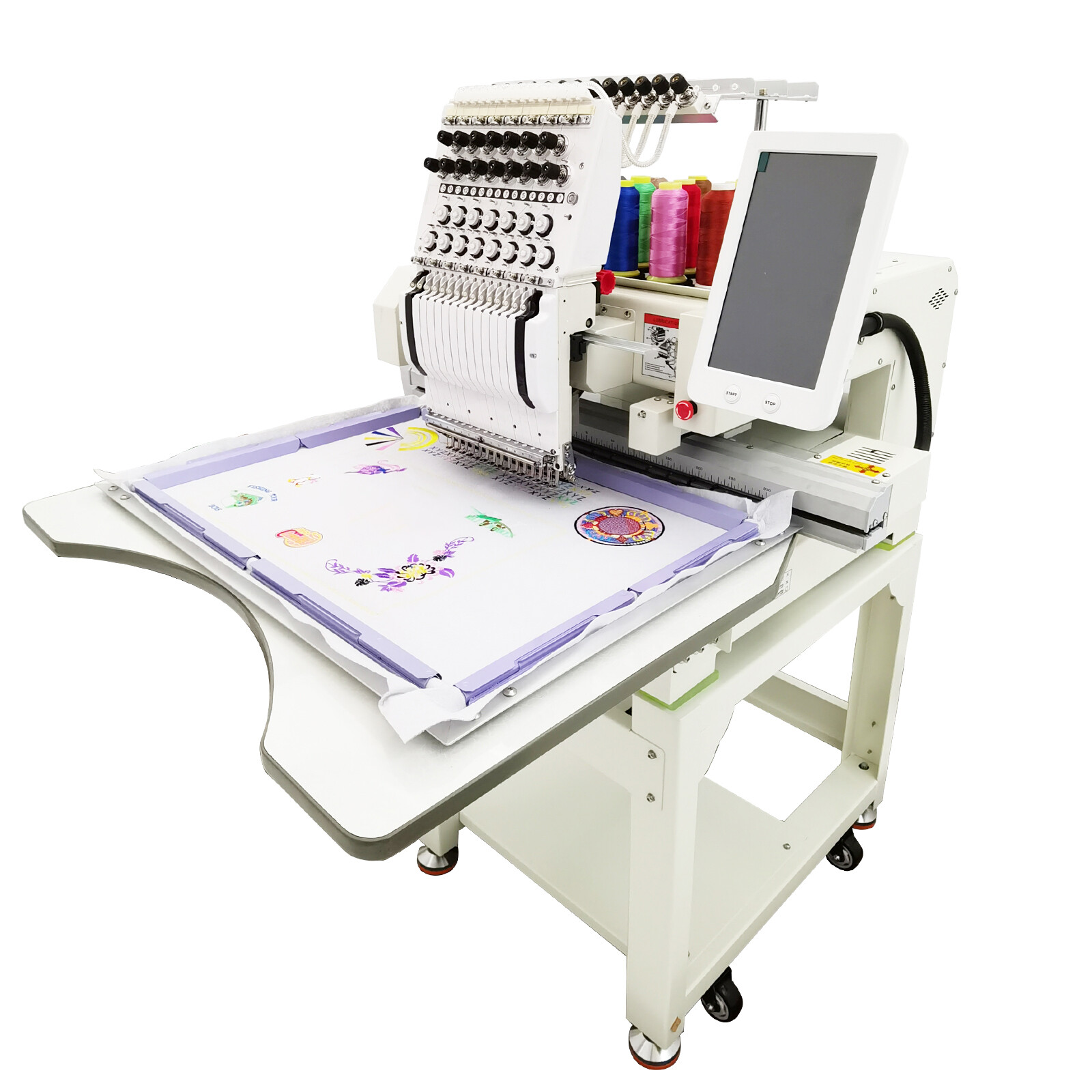 Automatic Commercial DIY Personalized Embroidery Machine Single Head 15 Needles
