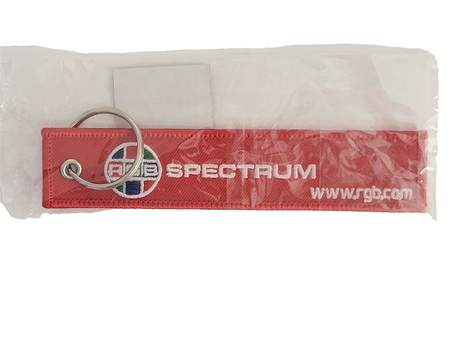 RGB Spectrum Red Flight Tag Keychain Military