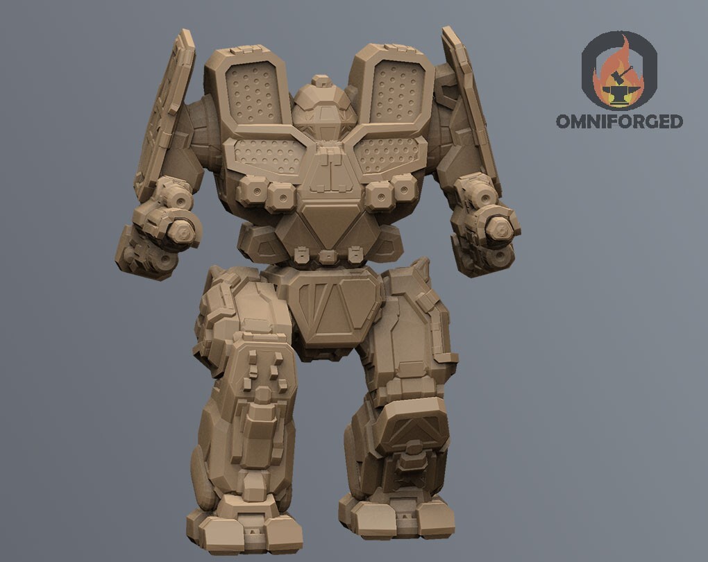April Fools  Mini MAL-Practice Mech MWO Miniature Compatible with Battletech