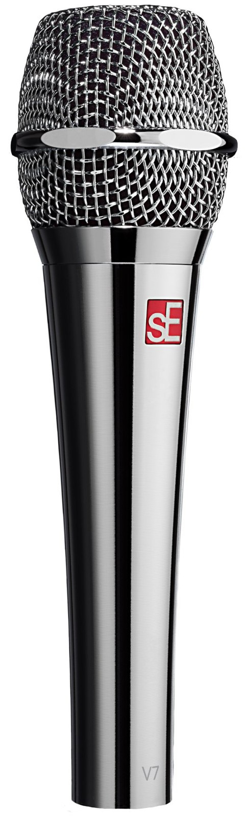 Se Electronics V7 CHROME Dynamic Microphone Vocal Handheld Mic+Cable+Backpack