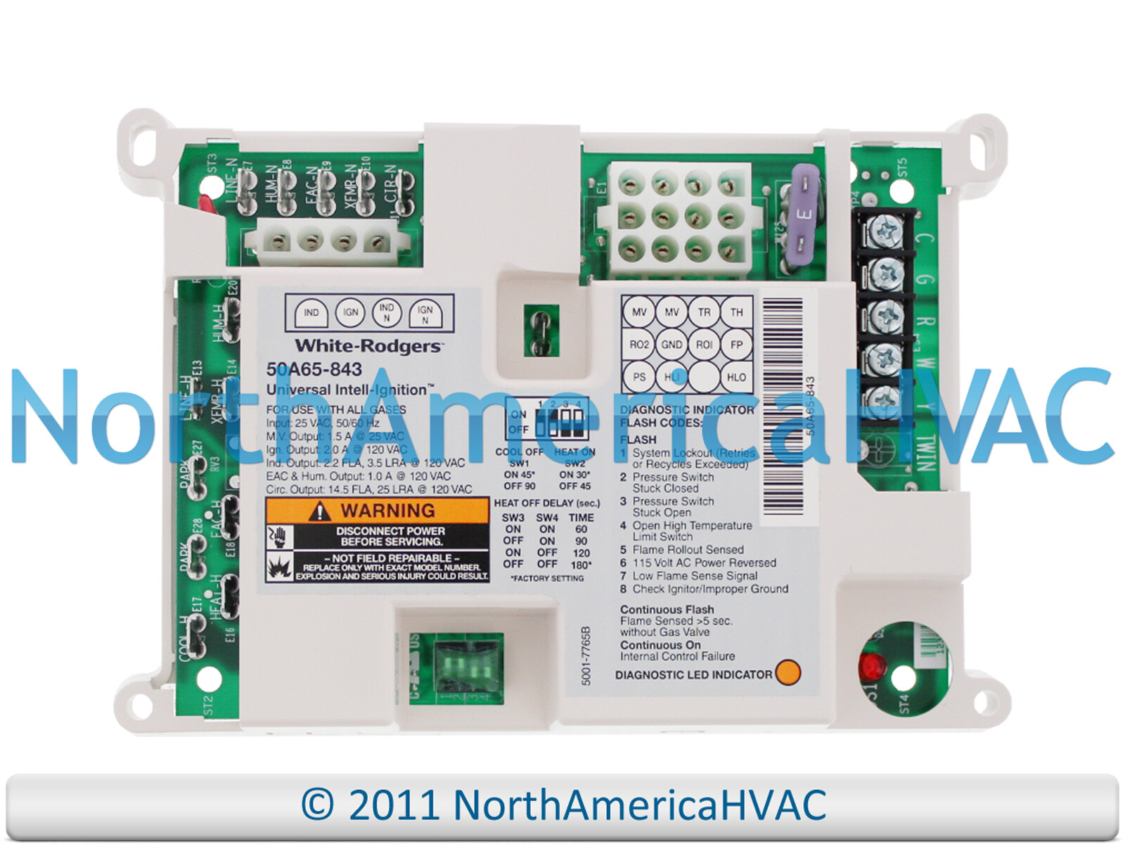 WR Furnace Fan Control Circuit Board Fits Lennox Armstrong Ducane 32M88 32M8801