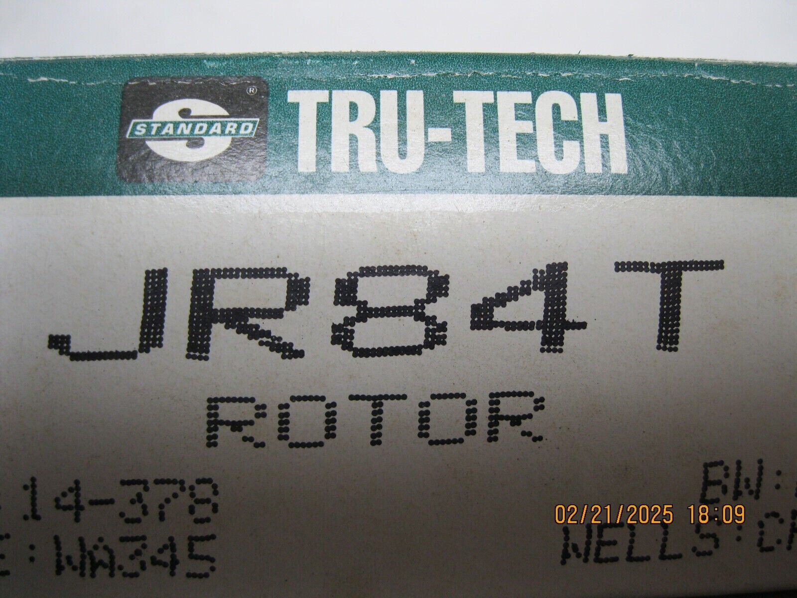 Distributor Rotor Tru-Tech by Standard JR84T