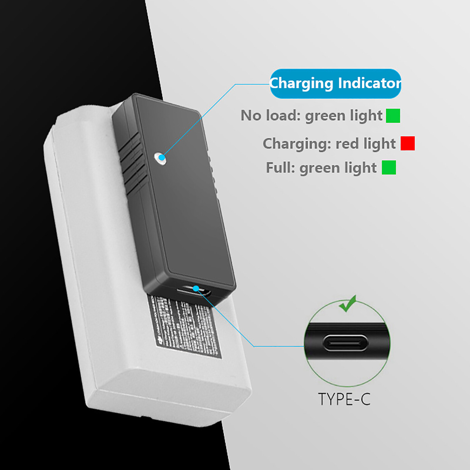 USB Charger Battery Qc3.0 Fast Charging Replacement For DJI Mini 2 Accessories