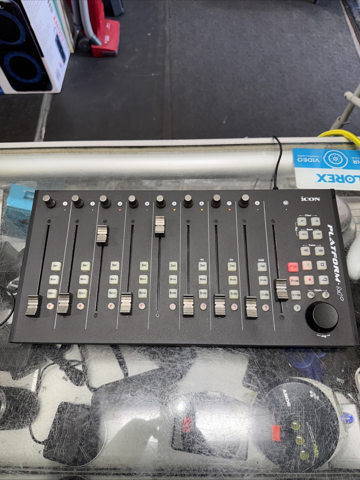 ICON Platform M+ MIDI/Audio control surface with motorized faders