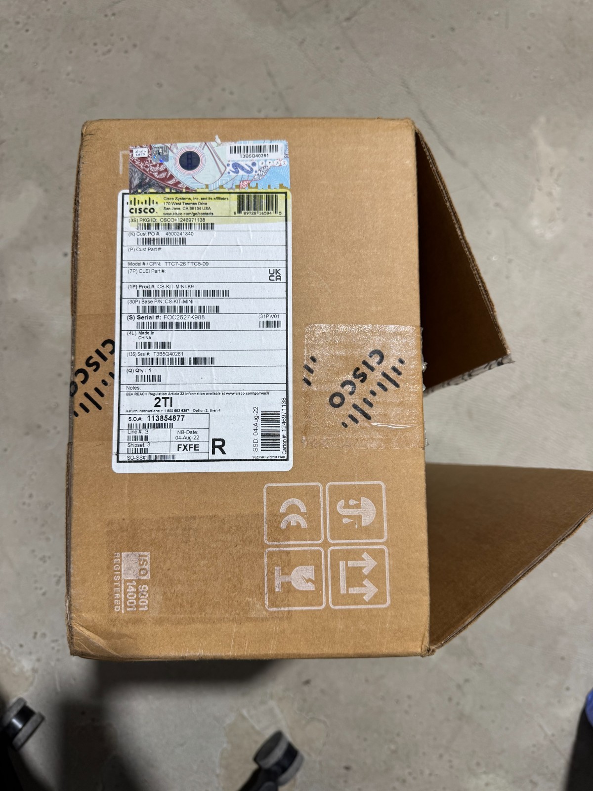 Cisco Webex Room Kit Mini (CS-KIT-MINI-K9) complete in original box