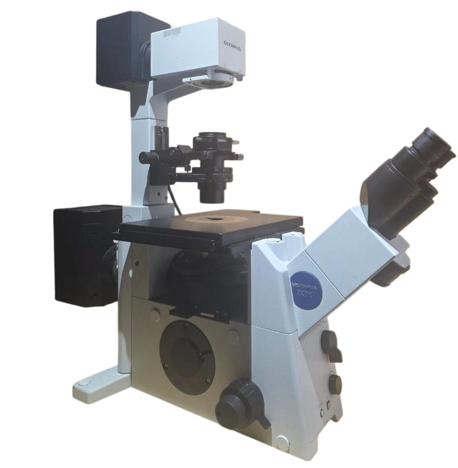Olympus IX71 Inverted Microscope Research Laboratory System For Parts Repair