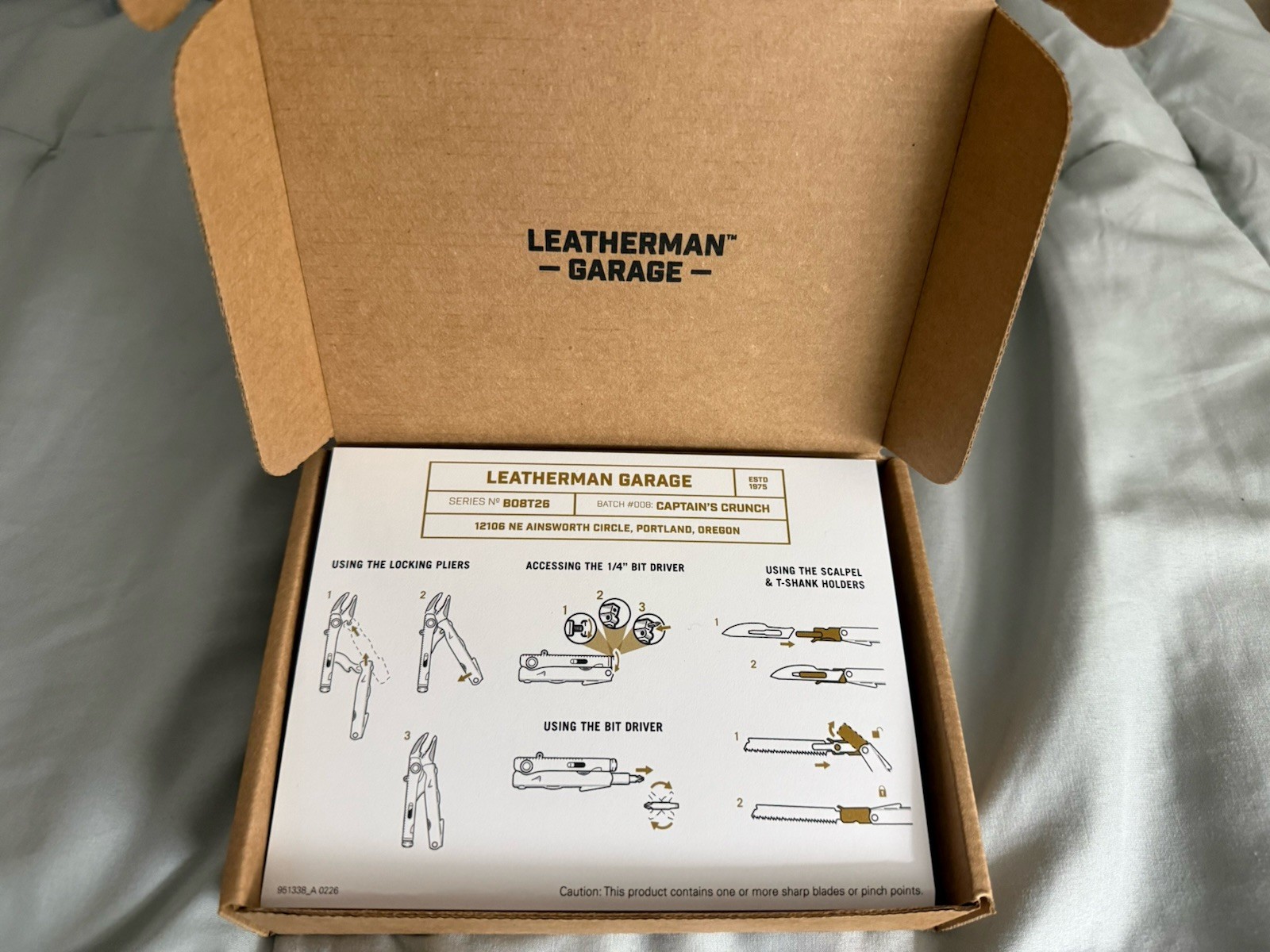 Leatherman Garage Batch #008 Captain's Crunch - In Hand Ready To Ship
