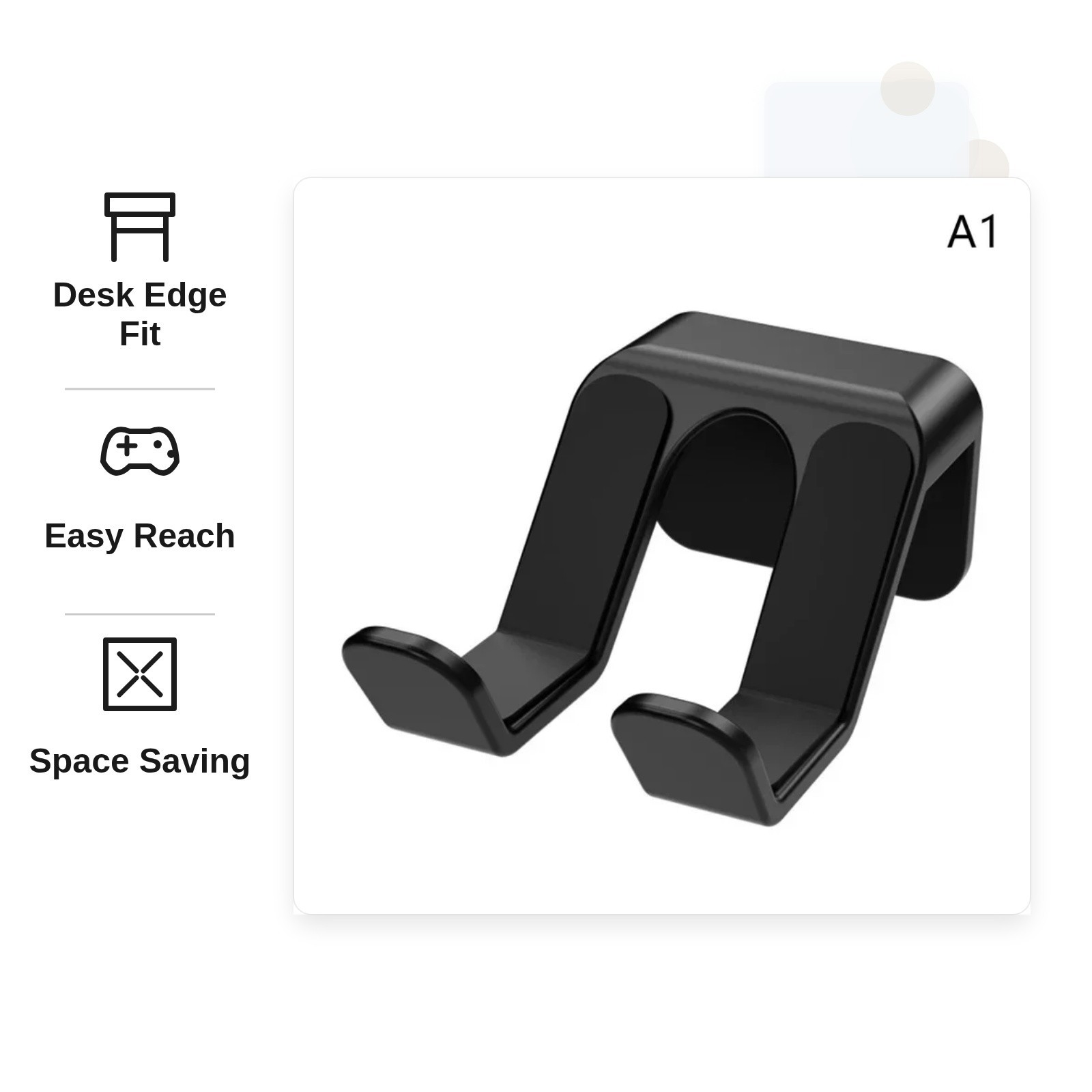 Wall Mount Controller Holder Gamepad Storage Rack for PS5 PS4 Xbox Switch Pro
