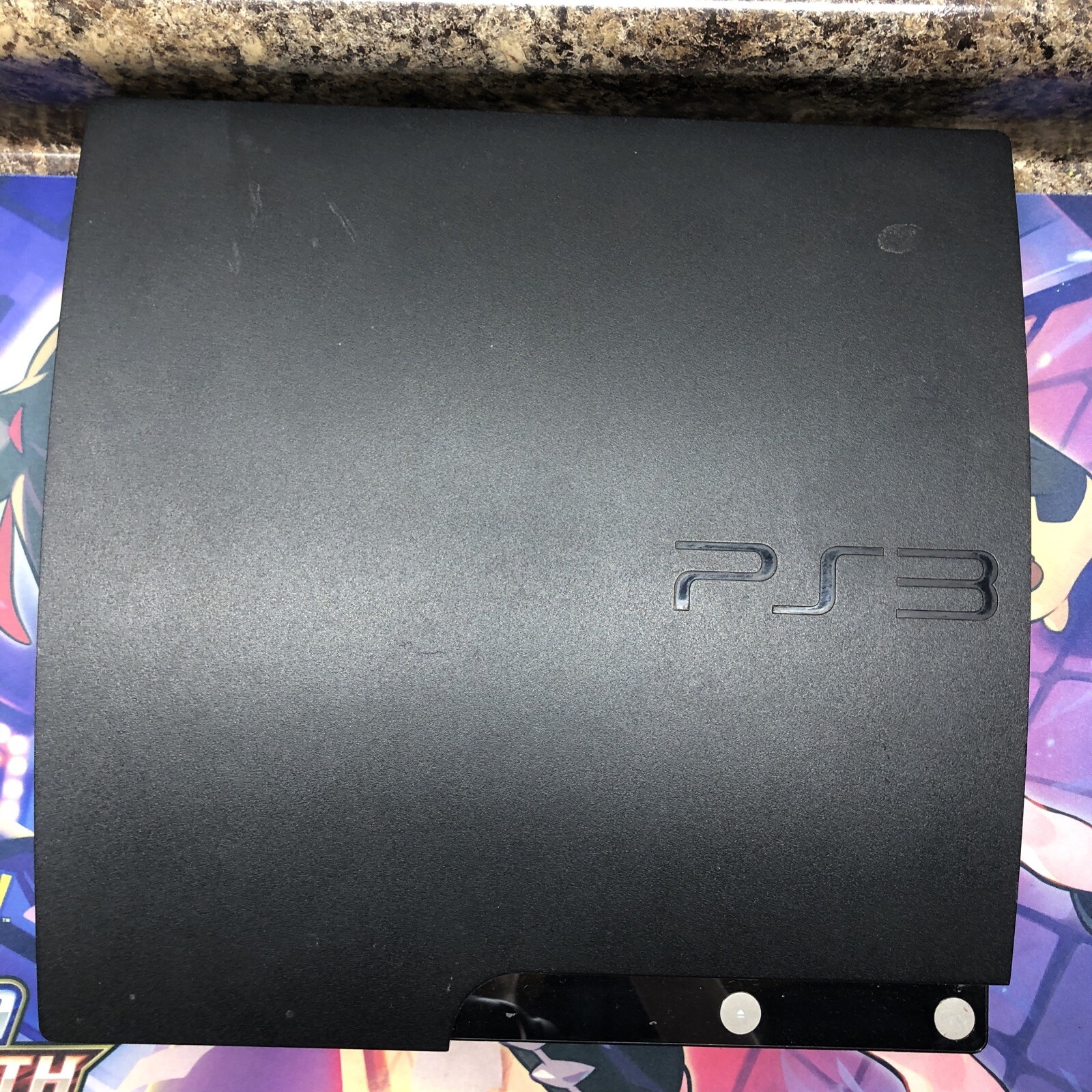 Sony Playstation 3 Slim 150 GB Console Controller, Cables, & 5 Games PS3 -Lot 37