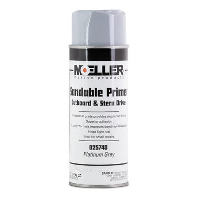 Moeller 025740 Sandable Primer, Platinum Gray