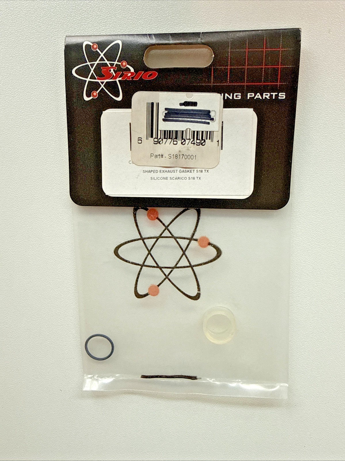 RARE FIND SIRIO SHAPED EXHAUST GASKET S18 TX  (S18170001)  NEW OLD INVENTORY