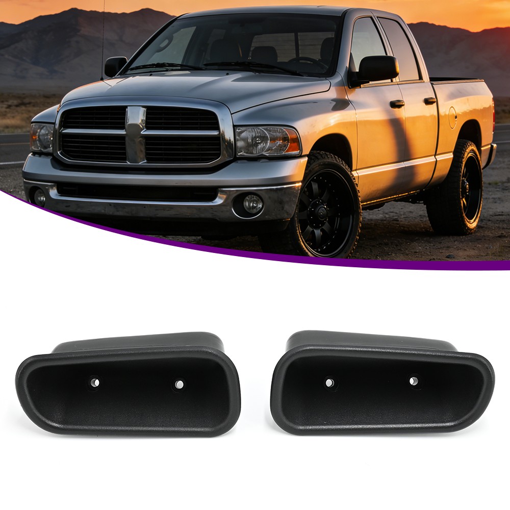 Pair For 1994-2001 Dodge Ram 1500 2500 3500 Front RH & LH Door Pull Handle Cup