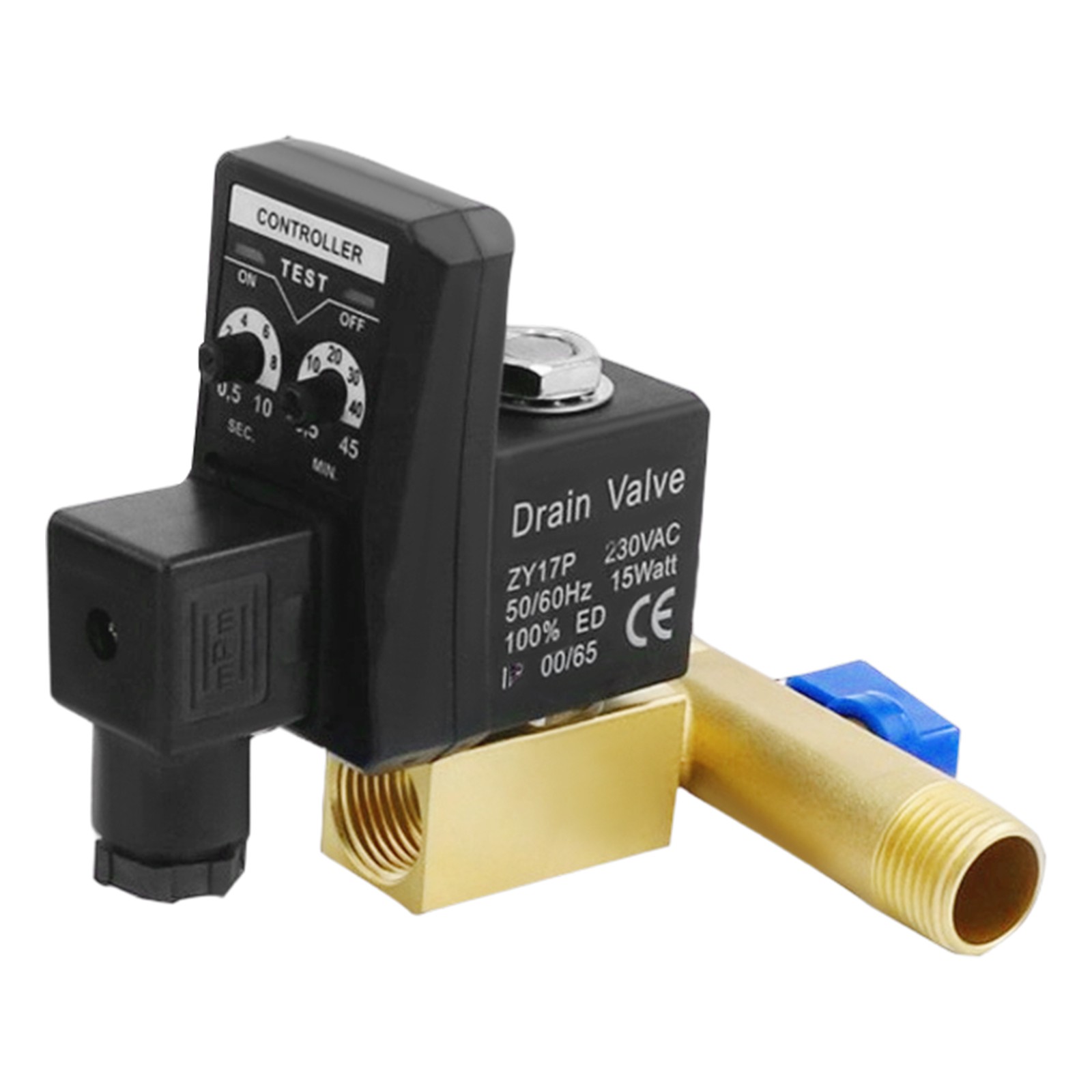 Ac110V 1/2" Automatic Electronic Timed Air Compressed Drain Valve For Dryer