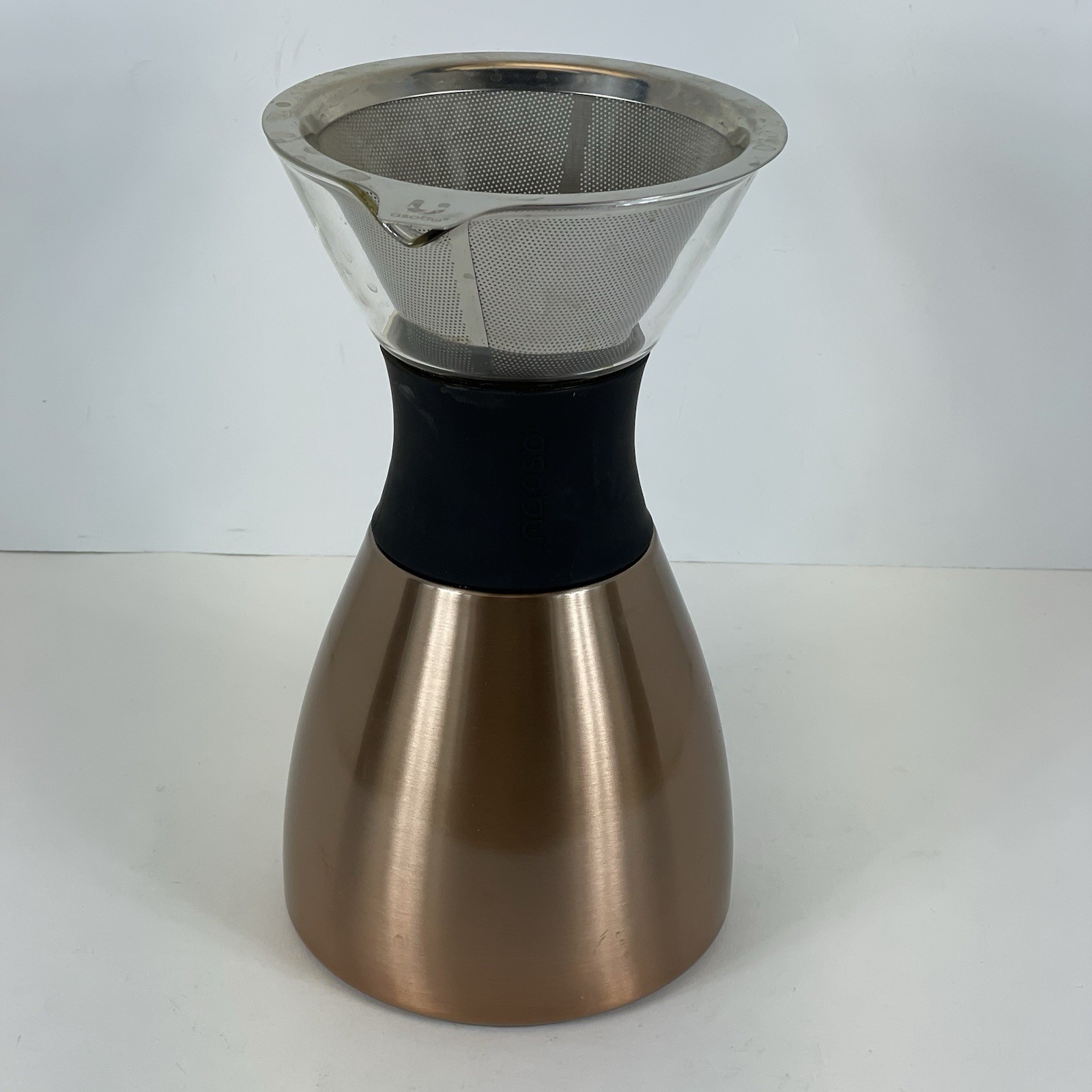 Asobu Insulated Pour Over Coffee Maker Copper Double-Wall Vacuum 18/8 Stainless