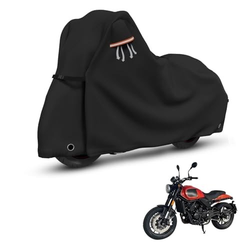 Motorcycle Cover Lock-Holes and Storage Bag All Season Universal Night XL