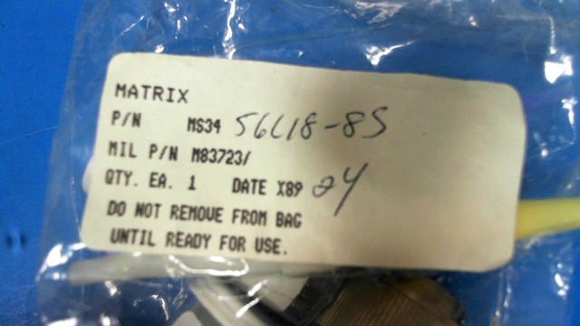 New (1pc) MS3456L18-8S MATRIX SEMI Interconnect MIL-Spec