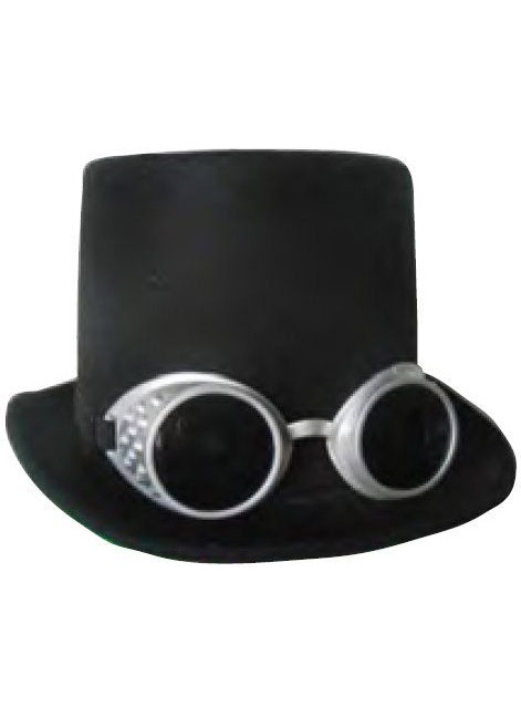 Rubie's - Steampunk Deluxe Top Hat With Goggles