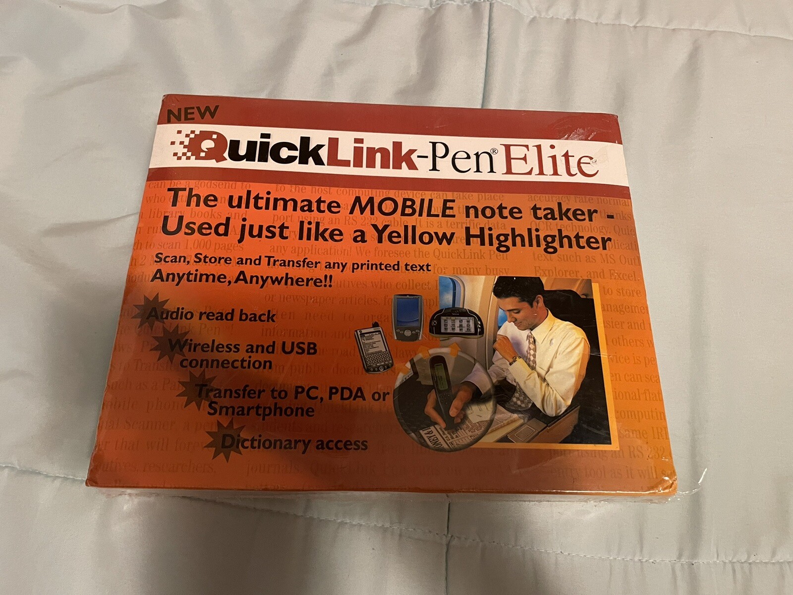 WizCom NOS QuickLink-Pen Elite Scanner- Factory Sealed-see Pics