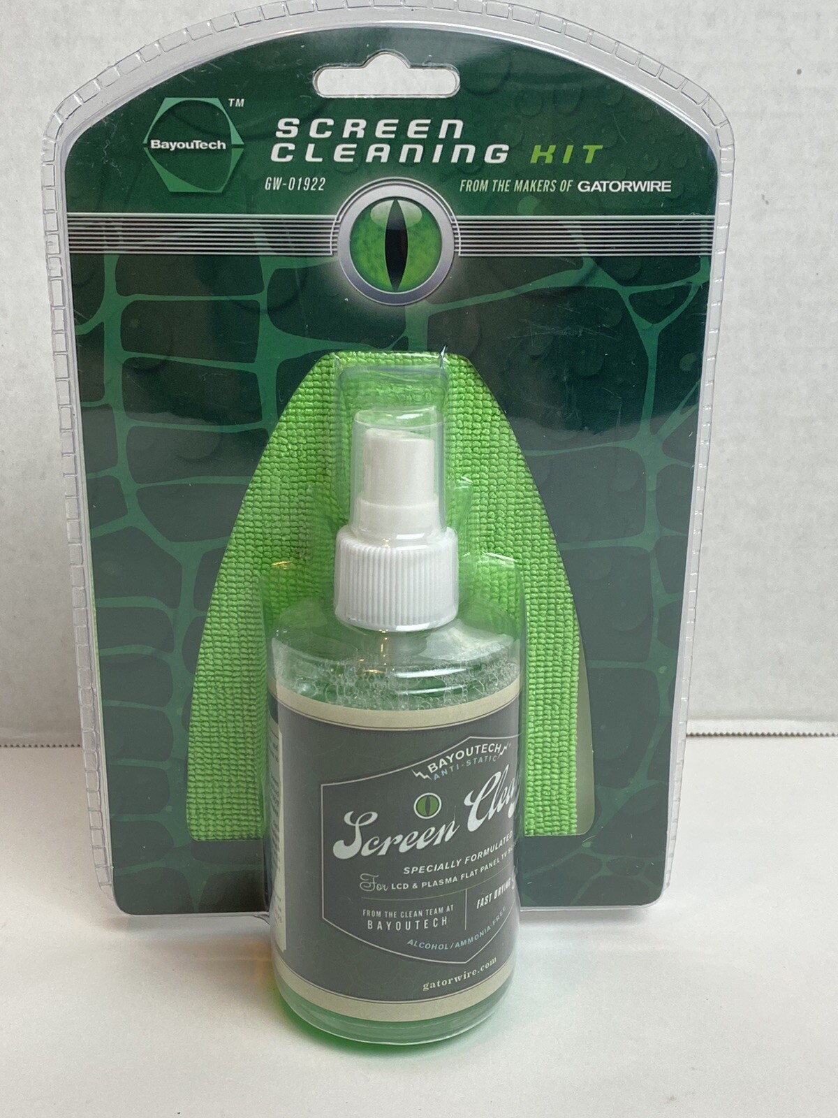 Gatorwire Bayoutech Screen Cleaning Kit Fast Drying Alcohol/Ammonia Free 6.76 OZ