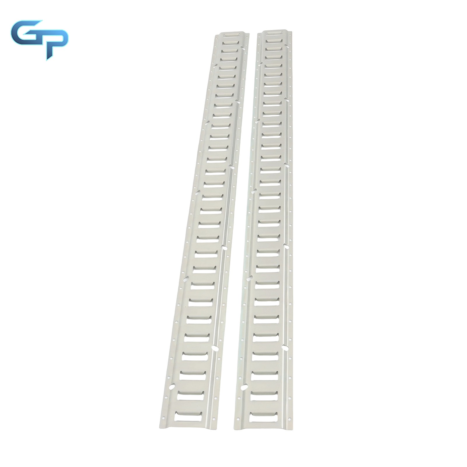 2PC 5' E-Track Tie-Down Rail For Truck Trailer Cargo Van Utility