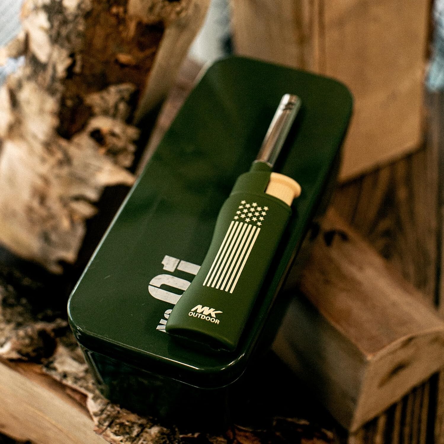 MK Lighter 5pcs. Outdoor Series Candle Lighters, Windproof Torch Flame
