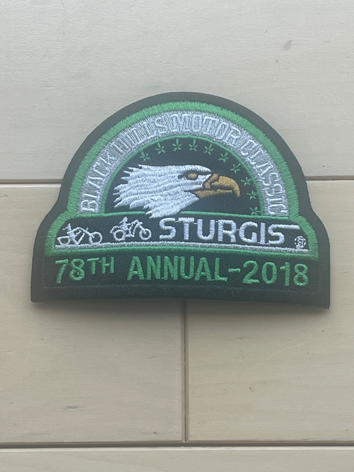 New official  "Harley Davidson Sturgis 2018 Rally  Sew on Patch"