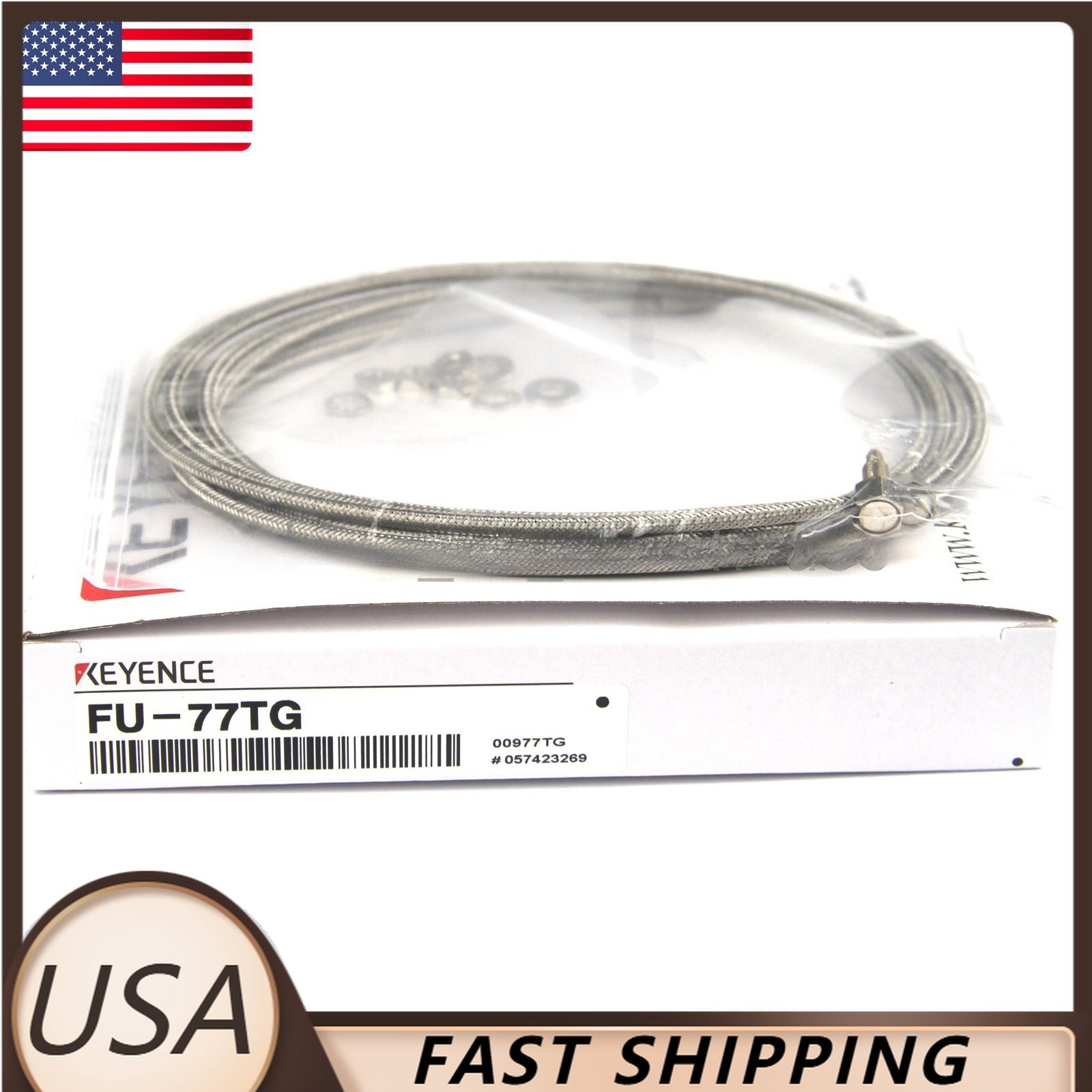 Keyence FU-77TG Fiber Optic Sensor FU77TG Brand New US Stock Fast Shipping