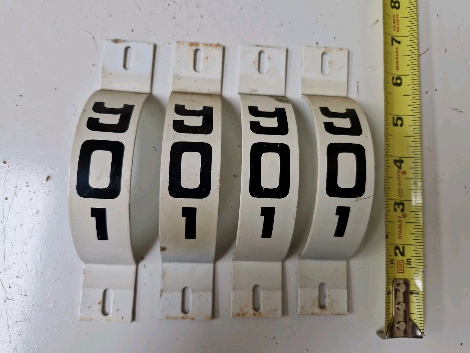 William's EM Pinball Dummy Score Mounts (4) 4 INCH