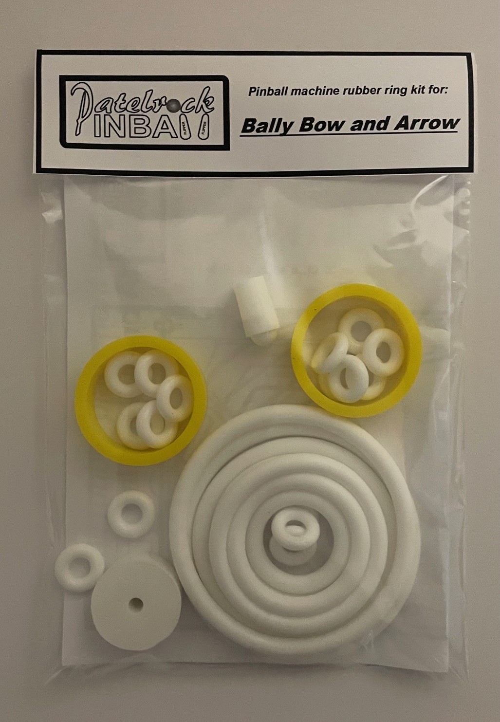 1975 Bally Bow and Arrow Pinball Machine Rubber Ring Kit